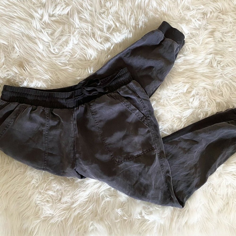 Splendid Lakeside joggers linen blend in lead gray size XL - Picture 4 of 9